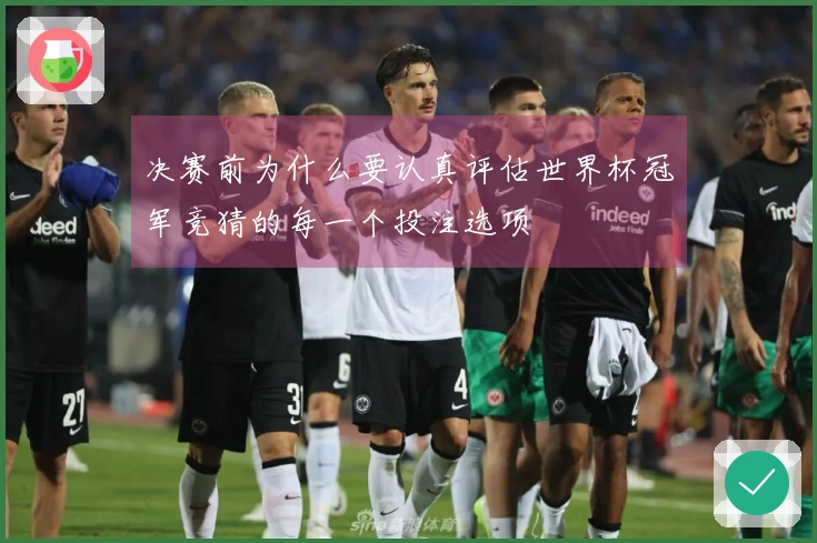 决赛前为什么要认真评估世界杯冠军竞猜的每一个投注选项